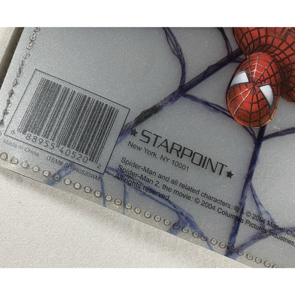 Spider-Man 2 Vtg Starpoint 2004 Movie Promo 1" Binder Notebook Marvel School - Picture 5 of 11